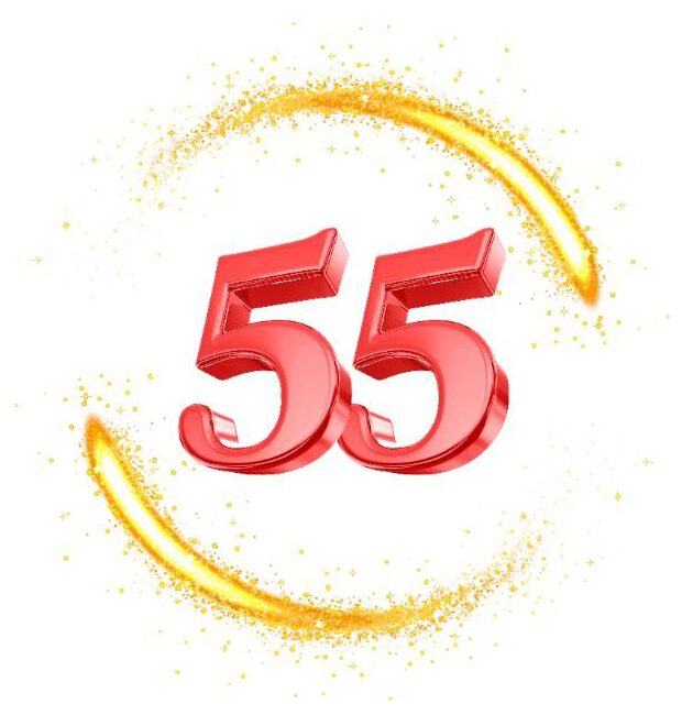 55 weiß