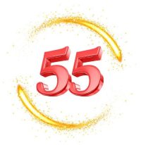 55 weiß